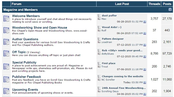 Forum Screenshot